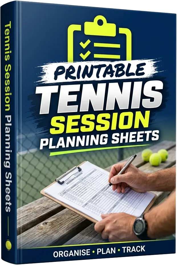 Printable Tennis Session Planning Sheets
