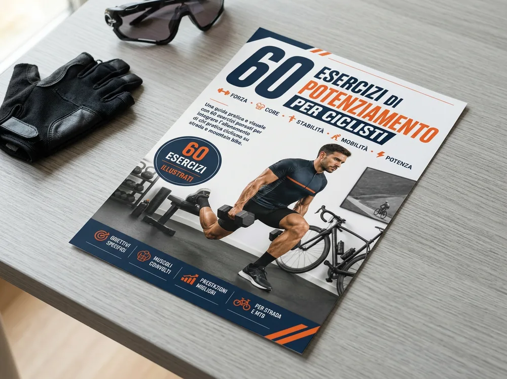 Printed tennis drill guide in A4 format on a table