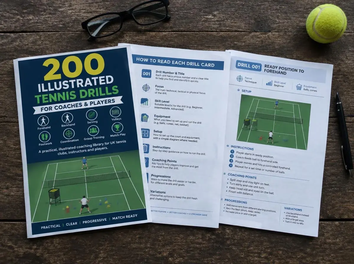 200 Illustrated Tennis Drills for Coaches and Players